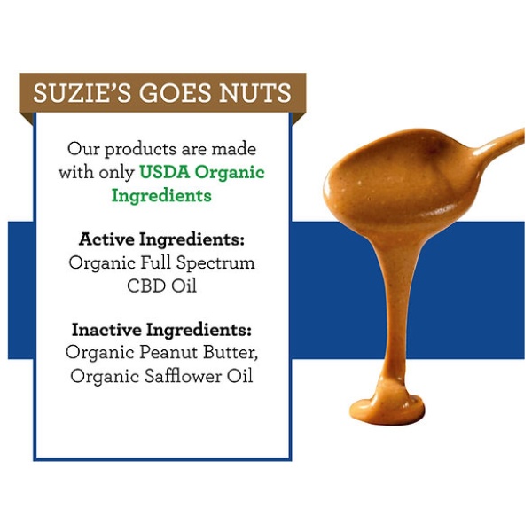 Suzie’s Pet | Goes Nuts Peanut Butter | CBD | 125mg - Image 2