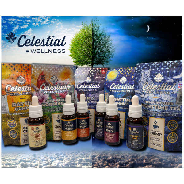 Celestial Wellness | Tincture | THCV | 600mg | Orange Chai Latte - Image 2