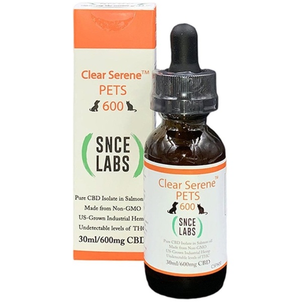 SNCE Labs | Clear Serene Oil | Pet | 600mg