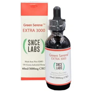 SNCE Labs | Green Serene | Sublingual Oil | Full Spectrum | 3000mg