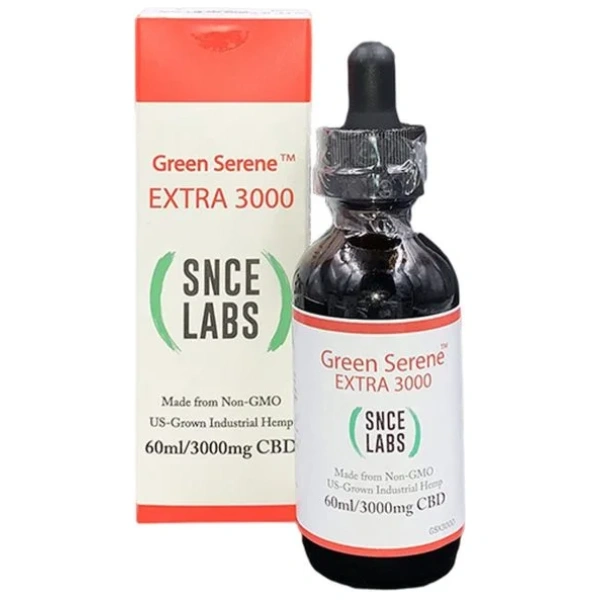 SNCE Labs | Green Serene | Sublingual Oil | Full Spectrum | 3000mg