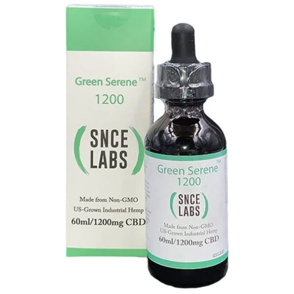 SNCE Labs | Green Serene | Sublingual Oil | Full Spectrum | 1200mg
