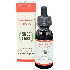SNCE Labs | Green Serene | Sublingual Oil | Full Spectrum | 1500mg