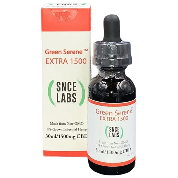 SNCE Labs | Green Serene | Sublingual Oil | Full Spectrum | 1500mg