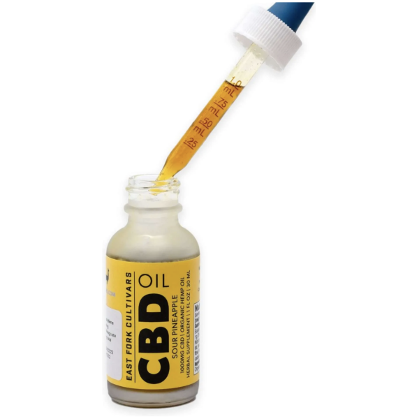 East Fork Cultivars | Organic Sublingual Oil | CBD | 1000mg | Sour Pineapple - Image 2