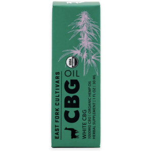 East Fork Cultivars | Organic Sublingual Oil | CBG | 1000mg | White CBG