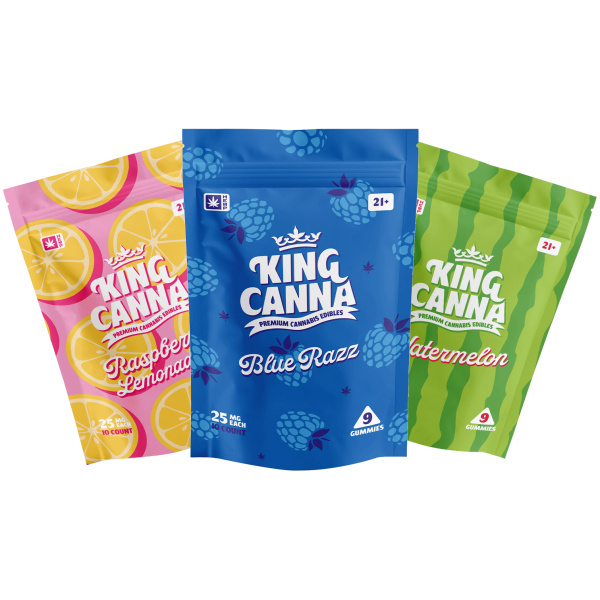 King Canna | Gummies | Delta 9 | 250mg | 10 Count |