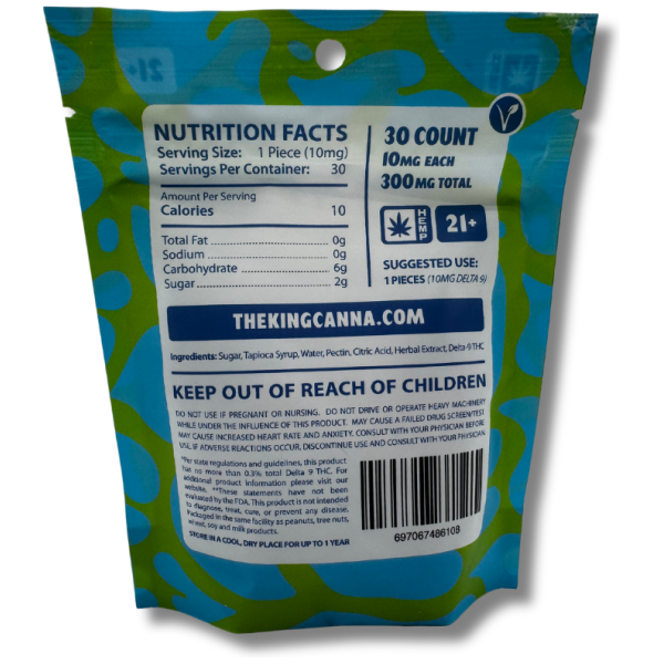 King Canna | Gummies | Delta 9 | Vegan | - Image 3
