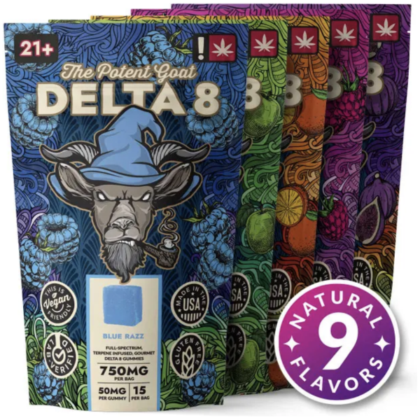 The Potent Goat | Gummies | Delta 8 | 750mg |