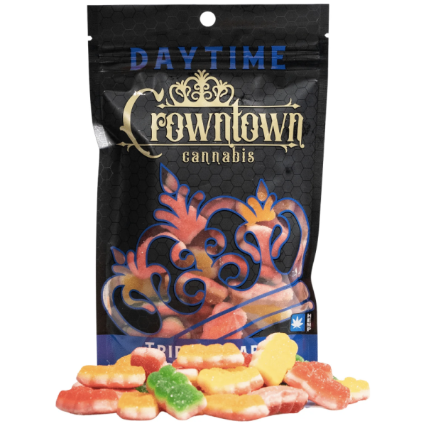 Crowntown Cannabis | Gummies | Full Spectrum | CBD | 40mg | 2 Count | Triple Layer Bear | Day Time