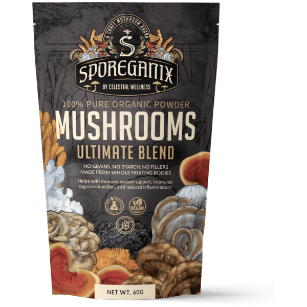 Sporeganix | 100% Pure Organic Mushroom Powder | 60 Grams | – Mushrooms Ultimate Blend - The Plug Distribution
