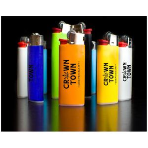 Crowntown Cannabis - Branded Bic Lighters - The Plug Distribution