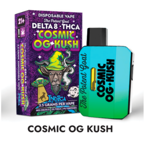 The Potent Goat | Disposable Vape | Live Resin | THCA Blend | 3.5 Grams | - Image 3