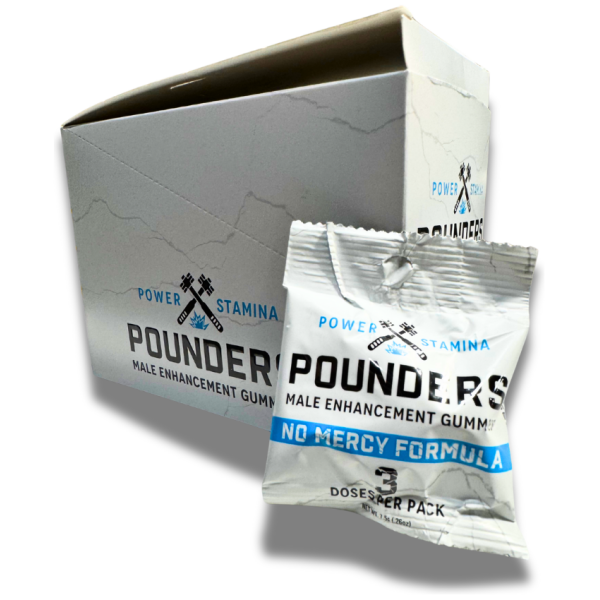 Pounders - Male Enhancement - Stamina Gummies - 3 count - The Plug Distribution
