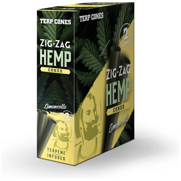 Zig Zag | Terpene Infused | Hemp Cones | Limoncello | 15pk