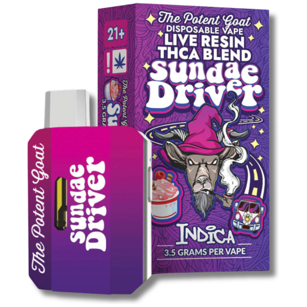 The Potent Goat - Sundae Driver 3.5 Gram Disposable Cart - The Plug Distribution