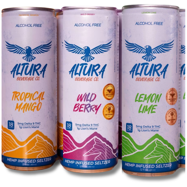 Altura Bev. - Hemp Infused Functional Seltzers - The Plug Distribution