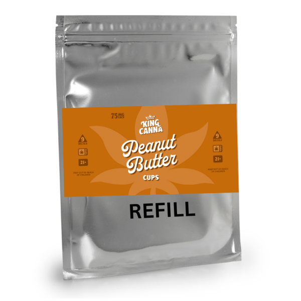 King Canna Peanut Butter Cup Delta 9 Refill Bag - The Plug Distribution