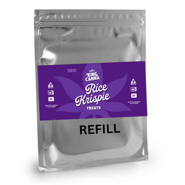King Canna Rice Krispie Treat Delta 9 30ct Refill Bag - The Plug Distribution