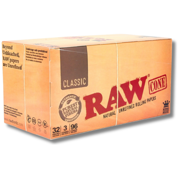RAW - Cones - King Size - Classic - The Plug Distribution