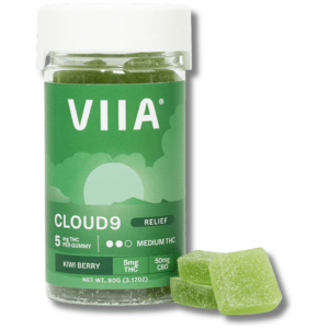 VIIA Hemp - Gummies - THC + CBD - Cloud 9 - Relief - The Plug Distribution (1)