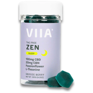 VIIA Hemp - Gummies - THC-FREE - CBD + CBN - Zen - Snooze Berry - The Plug Distribution