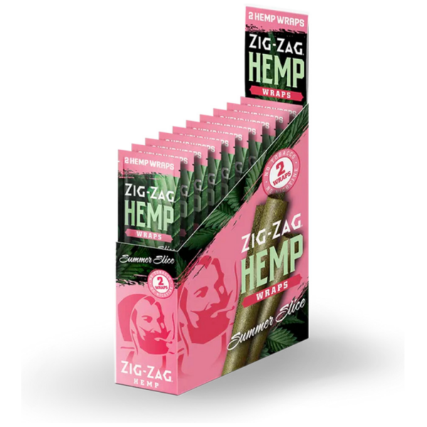 Zig-Zag - 25ct Hemp Wraps, Summer Slice 2pk - The Plug Distribution